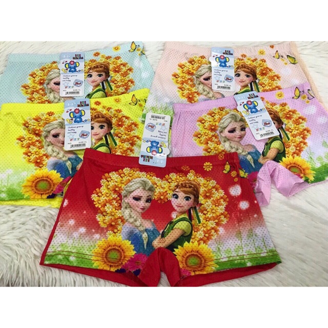 Quần Lót Elsa Thông Hơi Đùi - Chéo Cho Bé (8-30kg)