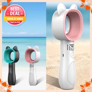 [Mã TOYS3 giảm 10% đơn 50k] Quạt tích điện không cánh phong cách Hàn Quốc