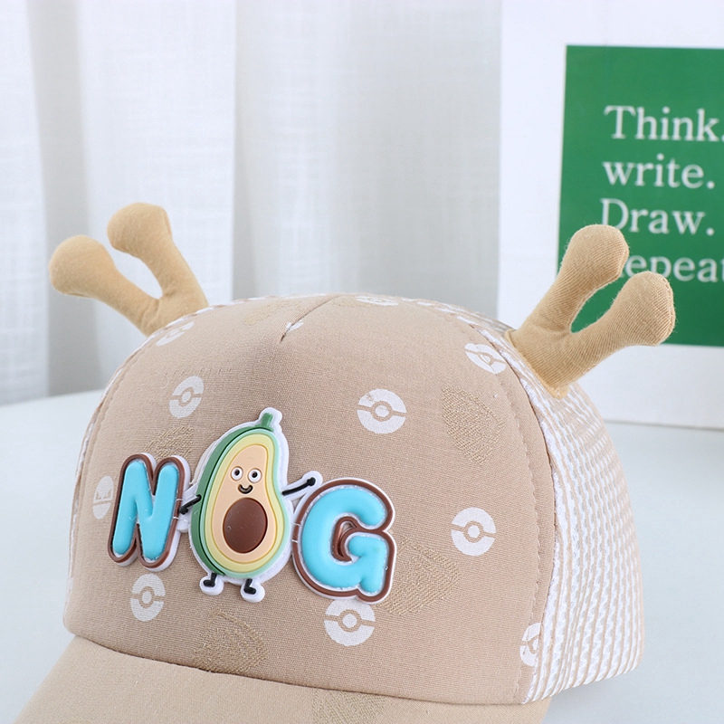 Mũ Lưỡi Trai Chống Nắng Họa Tiết Vịt Hoạt Hình Dễ Thương Thời Trang Xuân Hè Cho Bé