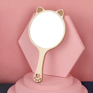 Gương gỗ cầm tay