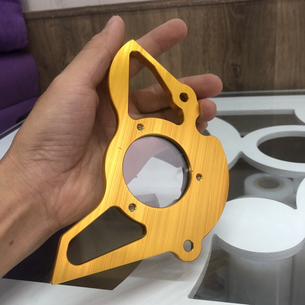 Đuôi cá exciter 150  nhôm có kính