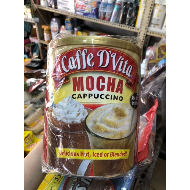 Caffe D'vita mocha cappuccino Mỹ 1,8kg