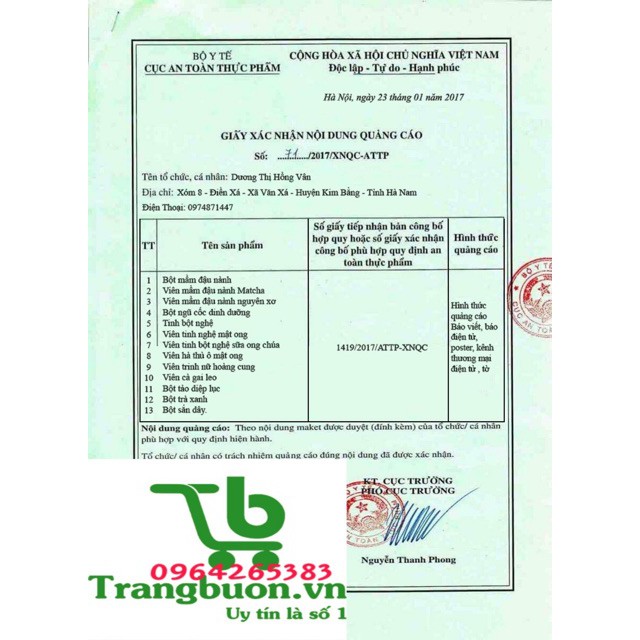 BỘT MẦM ĐẬU NÀNH TUỆ MINH | Thế Giới Skin Care