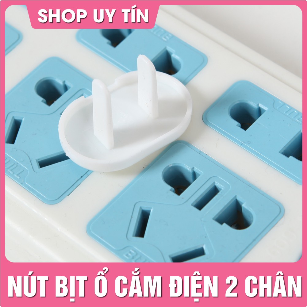 Nút bịt ổ cắm điện 2 chân an toàn cho bé