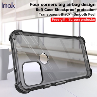 Ốp lưng silicon mềm trong suốt imak cho google pixel 5 / 5