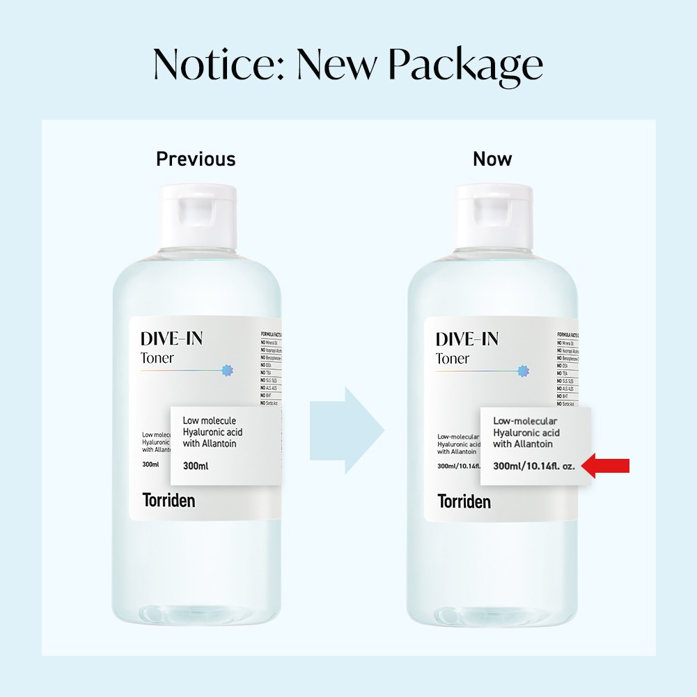 [Torriden Chính hãng] Toner DIVE IN chứa Hyaluronic Acid, 300ml, Toner | BigBuy360 - bigbuy360.vn
