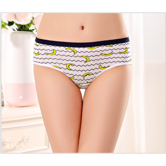 Quần lót nữ cotton cao cấp co giãn kháng khuẩn in hình đáng yêu dễ thương QL31 | BigBuy360 - bigbuy360.vn