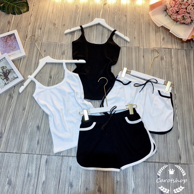 [ XẢ KHO 3 NGÀY Áo 2 dây viền trơn - carotshop | BigBuy360 - bigbuy360.vn