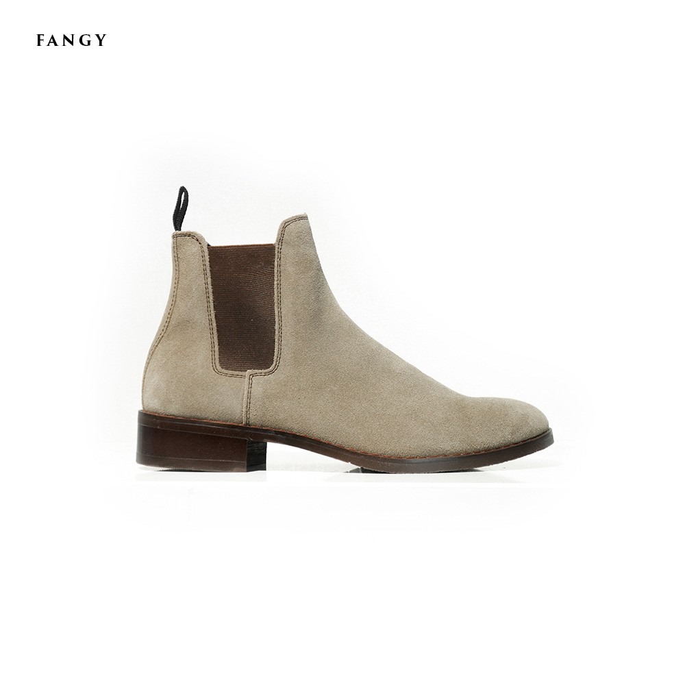 Giày boot FANGY Chelsea Boots SS2 Suede - Dark Tan