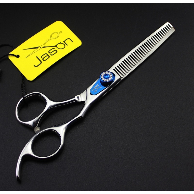 Kéo cắt tóc thép không gỉ Nhật Bản JASON đá xanh