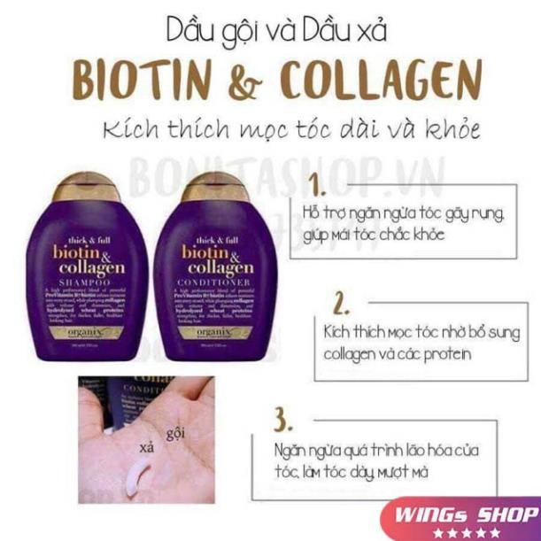 🛑FreeShip🛑Cặp Dầu Gội Xả Biotin Collagen OGX 385ML | Giảm Rụng Tóc, Hỗ Trợ Mọc Tóc | Hàng Chính Hãng | BigBuy360 - bigbuy360.vn