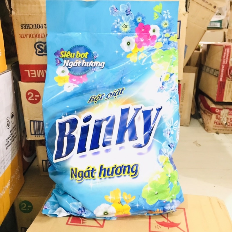 Bột Giặt Binky Ngát Hương Siêu Bọt 2,4kg