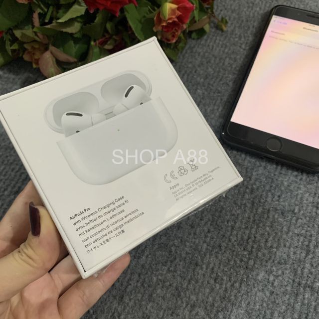 Tai nghe bluetooth cao cấp phiên bản pro định vị đổi tên chống ồn cho ip và android - Shop A88