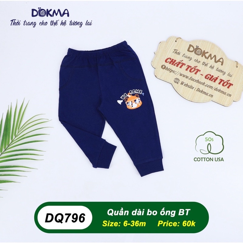 Quần trẻ em bo ống dokma 3-36 tháng