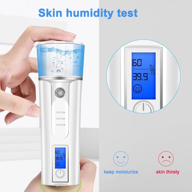 (Hàng Mới Về) Máy Phun Sương Mini Nano Cấp Ẩm Cho Da Mặt máy xong mặt mini