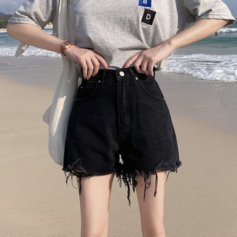 Quần Short Jean Nữ Phong Cách Hàn Quốc