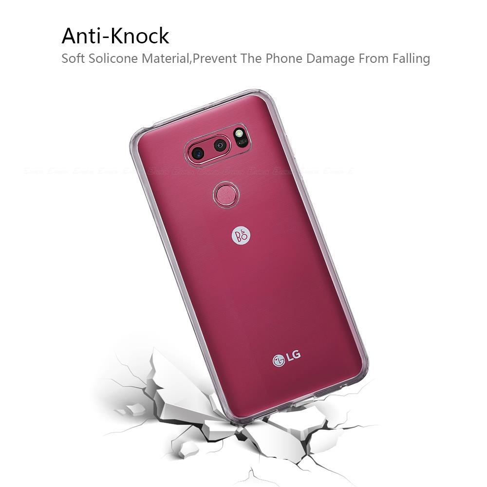 Ốp Điện Thoại tpu Silicon Mềm Siêu Mỏng Trong Suốt Cho lg velvet v60 v50 v35 v30 v30s thinq g8 g8x plus