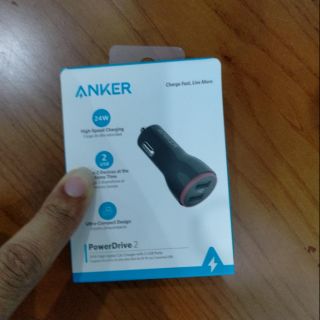 ( Full box )Sạc ô tô Anker 2 cổng, 24w -PowerDrive 2 - A2310