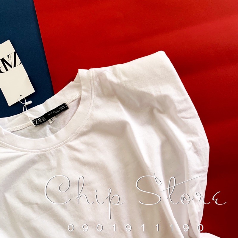 ÁO THUN ĐỘN VAI  ZARA XUẤT DƯ BASIC - ORDER