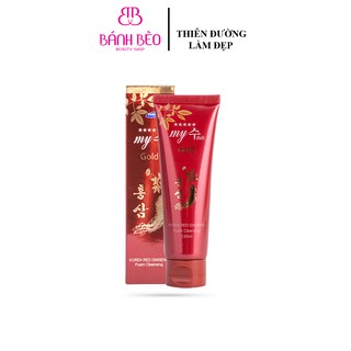 Sữa rửa mặt hồng sâm my gold hàn quốc tuýp 130ml
