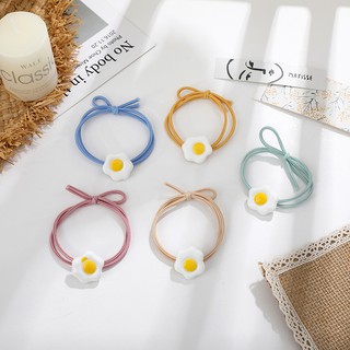  Dây Buộc Tóc Trang Trí Quả Trứng Dễ Thương Cho Nữ
