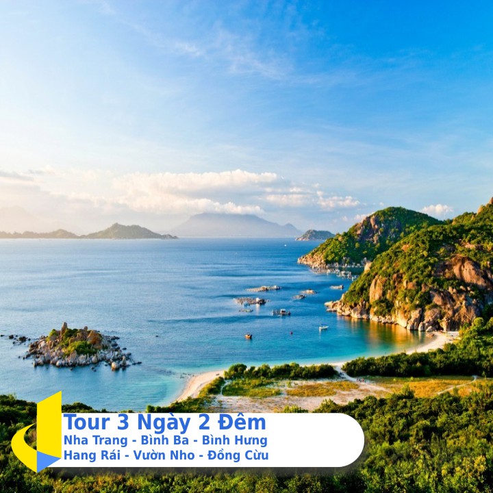 NHA TRANG [E-voucher] - Tour Nha Trang - Bình Ba - Bình Hưng - Hang Rái - Vườn Nho - Đồng Cừu 3N2Đ