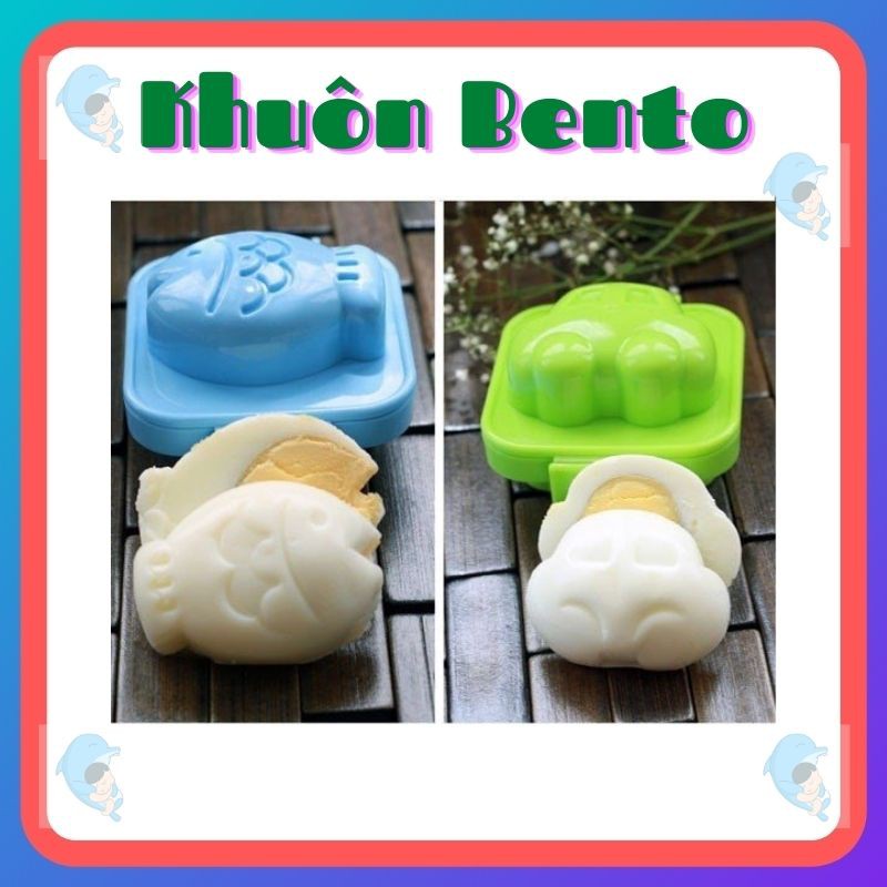 Khuôn Bento Làm Cơm, Trứng, Đậu Hũ Non Cho Bé Ăn Dặm Kiểu Nhật Hoặc BLW Giúp Bé Thích Ăn Dặm Hơn