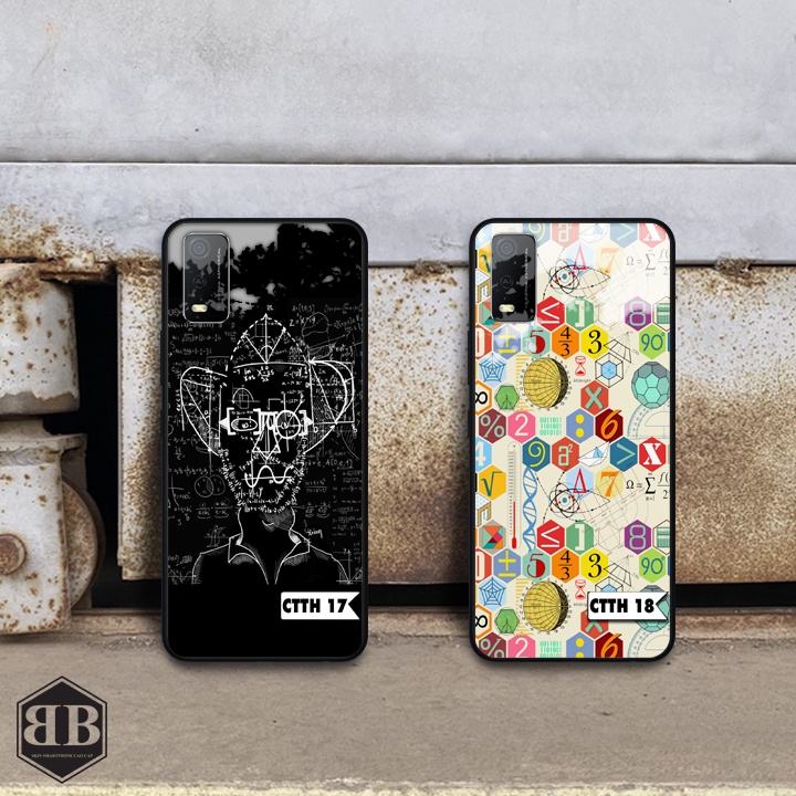 Ốp lưng kính cường lực Vivo Y3S in hình đại số toán học