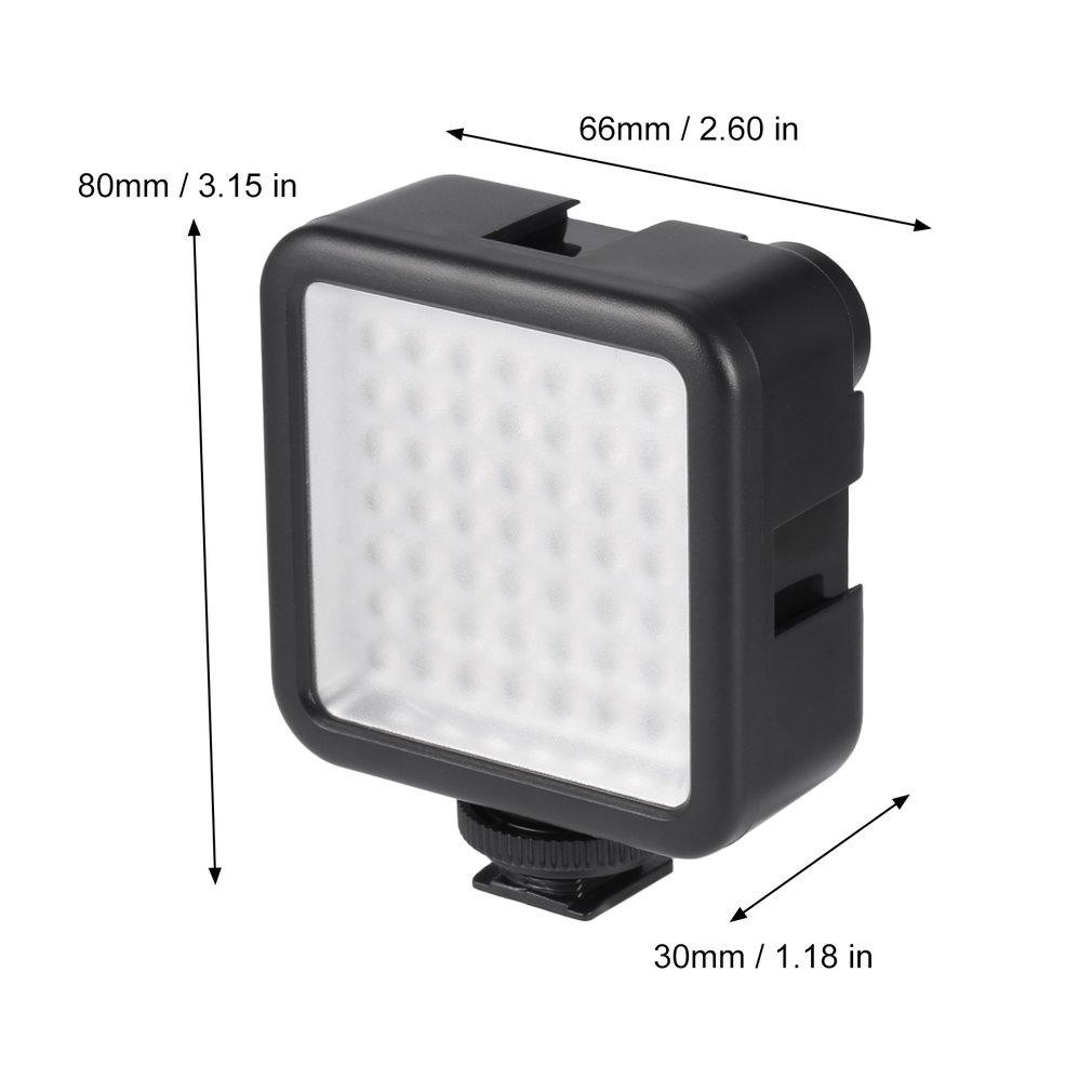 Đèn W49 LED hỗ trợ Camera chụp hình Đèn Chụp Ảnh Điện Thoại Mini 49 LED