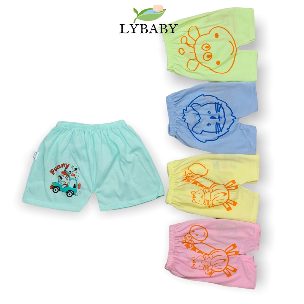 Quần Chục Đùi LYBABY Quần Cotton Carter Cộc Mùa Hè Cho Bé Trai Bé Gái QC16