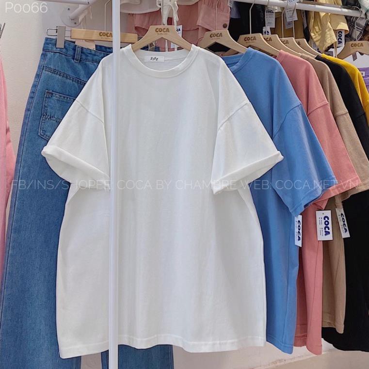 🌈 Áo thun áo phông trơn form rộng tay lỡ unisex vải dày hàng loại 1 (Có sẵn/ảnh thật) new ྇
