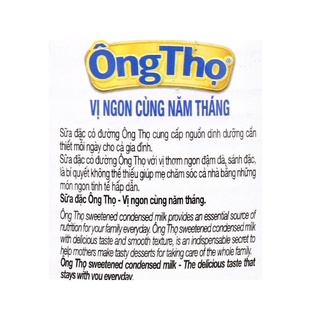 Sữa Đặc Có Đường Ông Thọ - lon 380gr