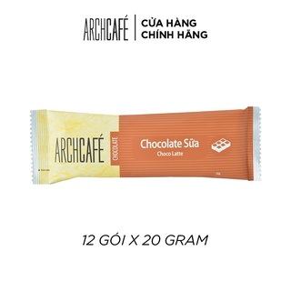 Chocolate sữa choco cacao hoà tan archcafé sô cô la hộp 12 gói x 20g - ảnh sản phẩm 3