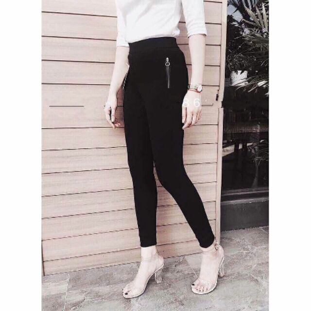 Legging dây kéo
