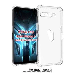 Ốp Lưng Rog Phone 3 Trong Suốt Chống Sốc 4 Góc - Nhựa Dẻo Phủ NaNo Cao Cấp