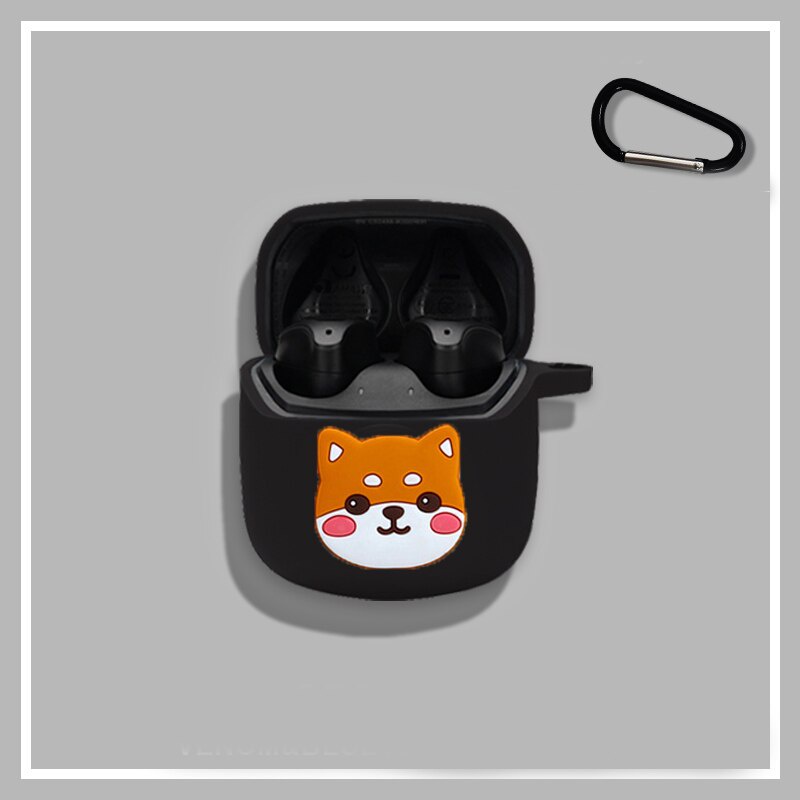 Vỏ Bảo Vệ Hộp Sạc Tai Nghe Bluetooth JBL CLUB PRO + / T220 TWS T220 T225 Bằng Silicon Họa Tiết Hoạt Hình Dễ Thương