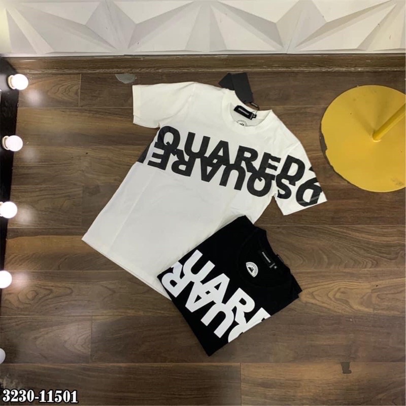 [ Rẻ vô địch ] Áo thun cotton tay lỡ dáng rộng unisex dsqua2