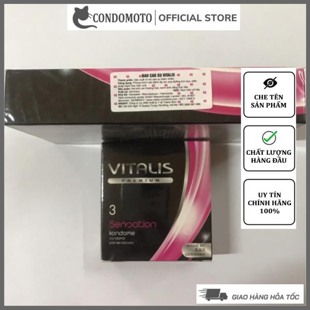 Bao cao su SIÊU MỎNG Gernany tăng KHOÁI CẢM kéo dài thời gian ok feel invisible. Bcs GAI BI lớn vitalis semation hồng