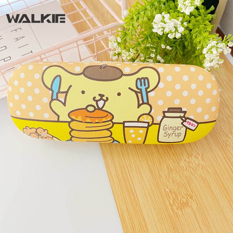 SANRIO Hộp Đựng Mắt Kính Họa Tiết Hoạt Hình Dễ Thương