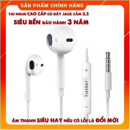 Tai Nghe Earldom ET-E18 Jack 3.5 Cao Cấp - Hàng Chính Hãng Bảo Hàng 3 năm