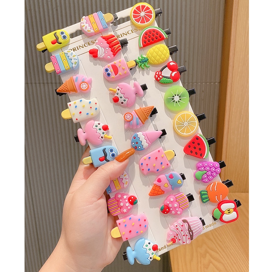 Kẹp tóc thời trang kiểu Hàn Quốc dễ thương dành cho bé gái