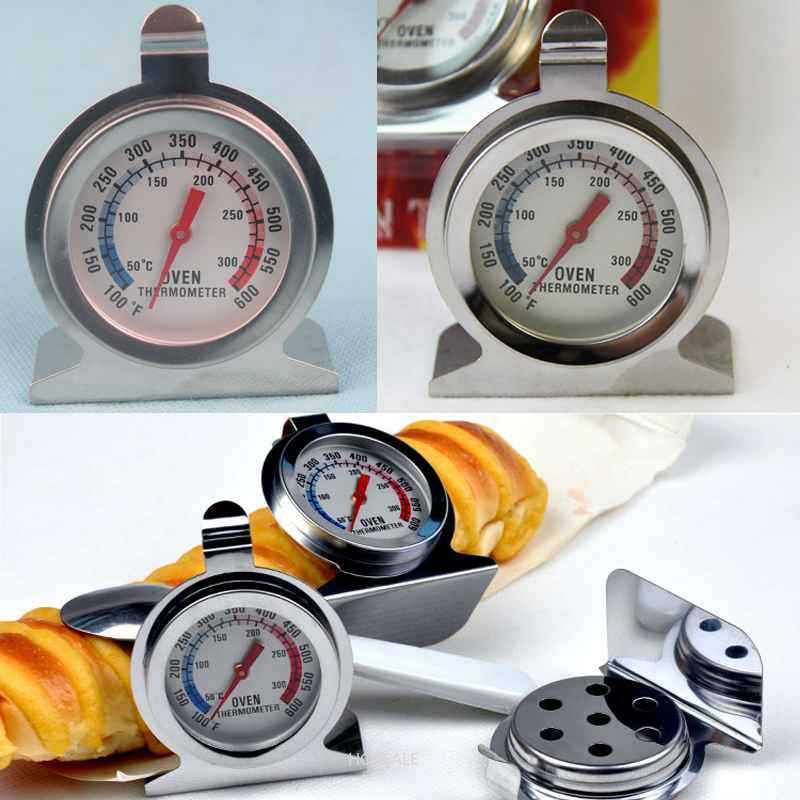 Nhiệt kế lò nướng bằng thép không gỉ chịu nhiệt độ cao (50-300 C)