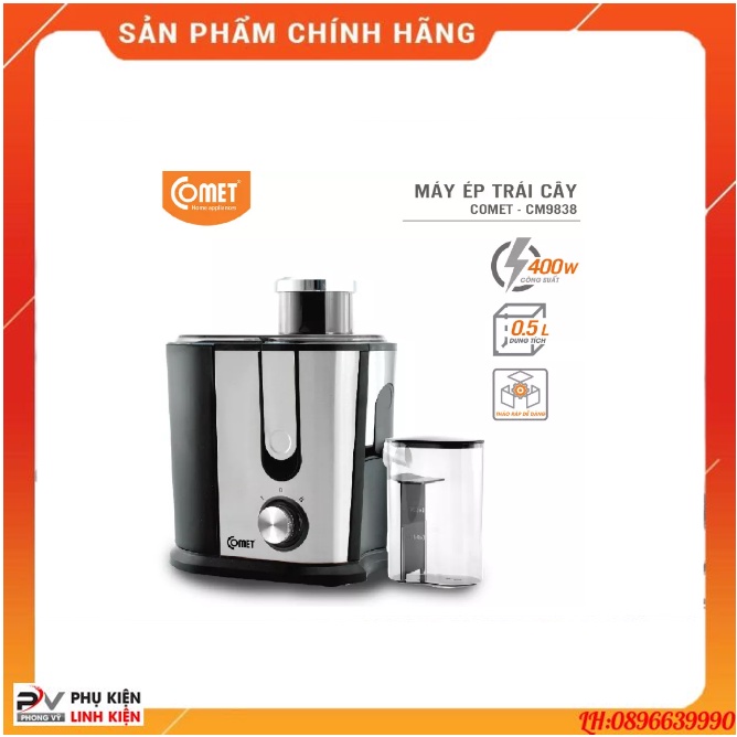 MÁY ÉP TRÁI CÂY - COMET CM9838 - MÁY ÉP TRÁI CÂY ĐA NĂNG
