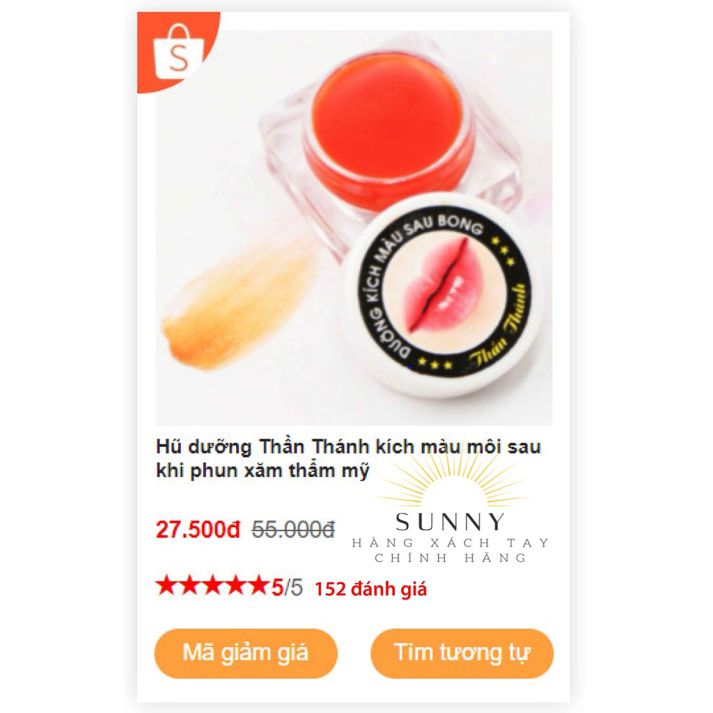 Son dưỡng môi kích màu Thần Thánh, dưỡng ẩm, son kích màu môi sau phun xăm lên đậm và chuẩn | BigBuy360 - bigbuy360.vn