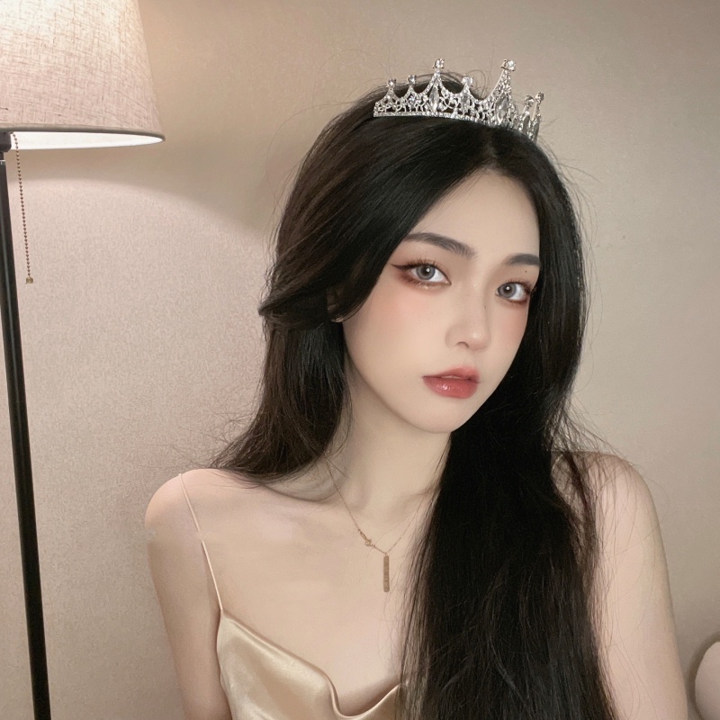 YADORNOS Vương Miện Đính Đá Thiết Kế Sang Trọng Cho Cô Dâu