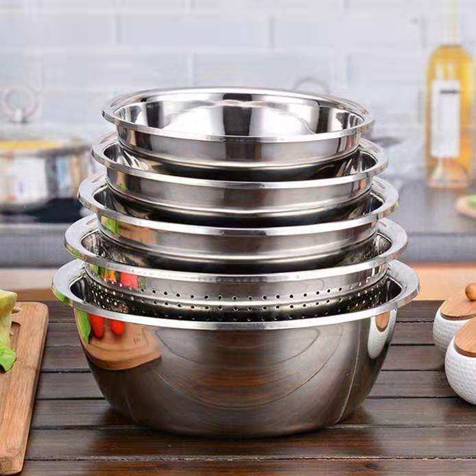 COMBO 5 RỔ CHẬU INOX HOT HOT