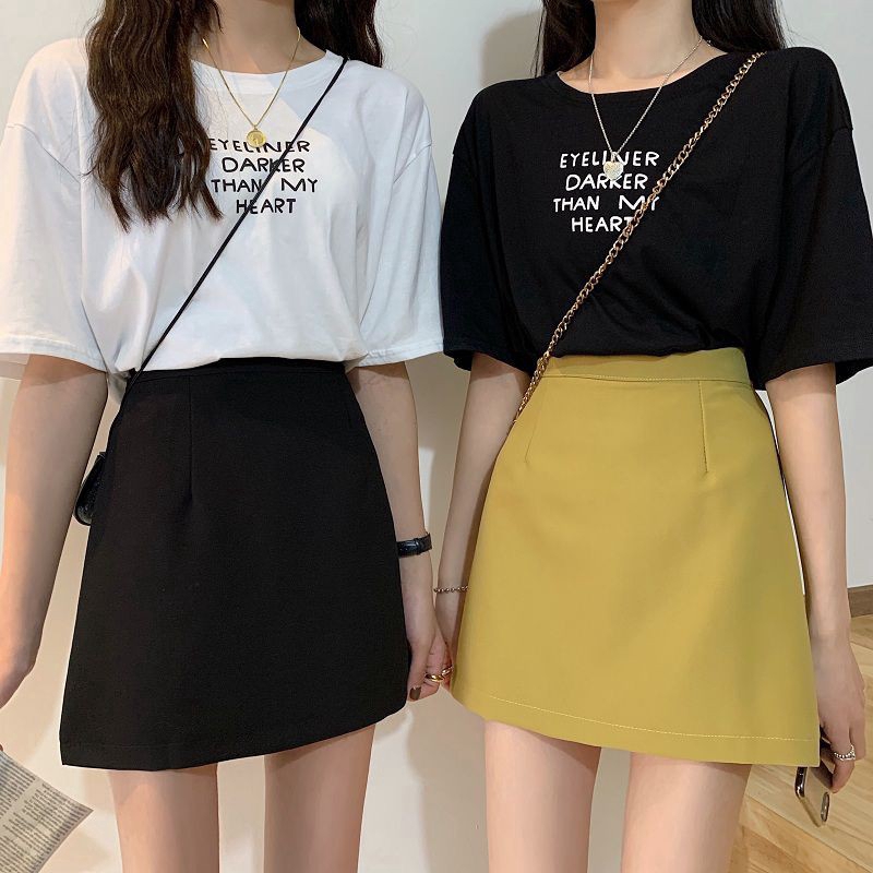 Chân Váy Chữ A Lưng Cao Phong Cách Hàn Quốc Thời Trang Cho Nữ | BigBuy360 - bigbuy360.vn