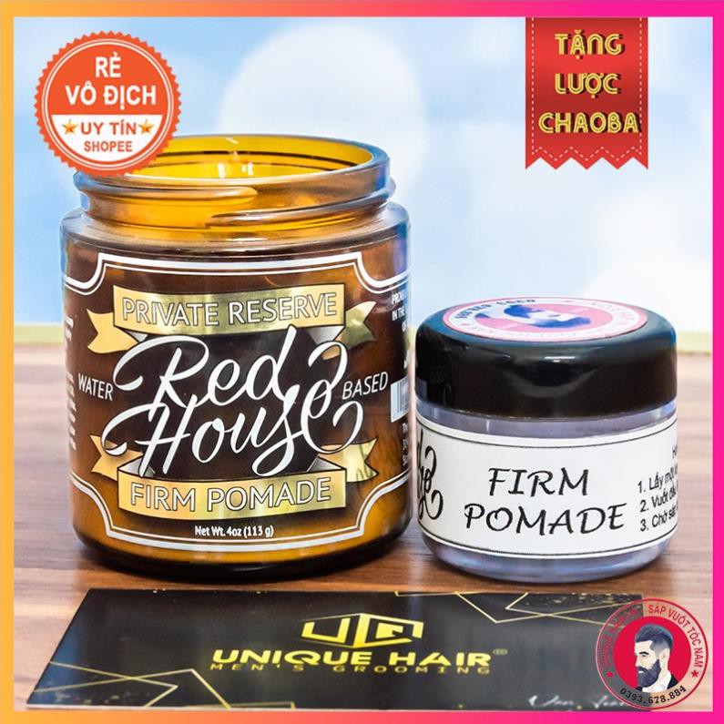 Sáp vuốt tóc Red House Pomade | RẺ VÔ ĐỊCH