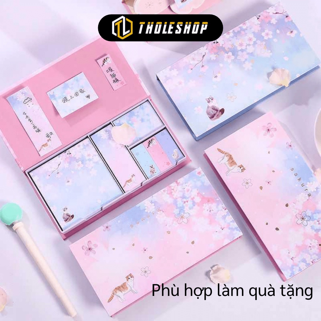 [SGD] Giấy Note - Hộp 6 Tập Giấy Note, Ghi Chú, Đánh Dấu Nhiều Cỡ Kiểu Hàn Quốc 7869