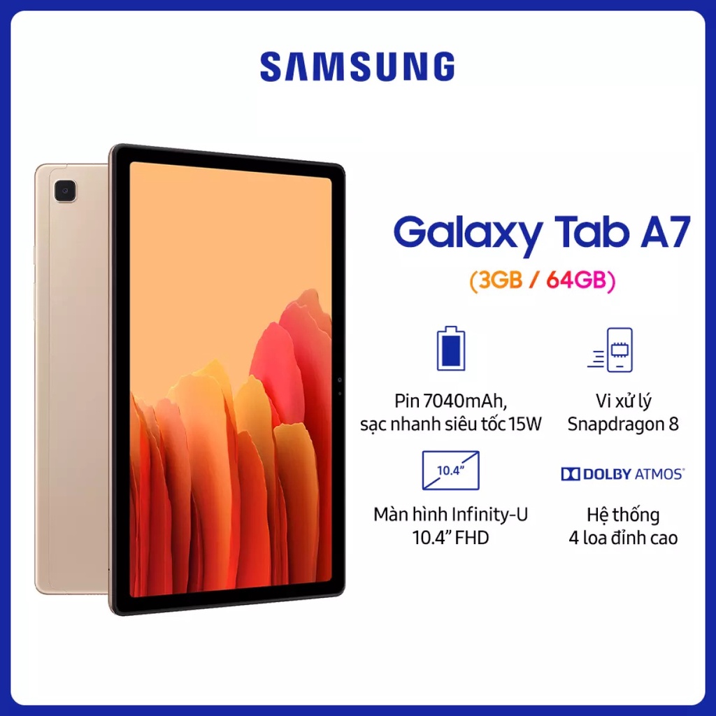 Máy Tính Bảng Samsung Galaxy Tab A7 (3GB/64GB) SM-T505